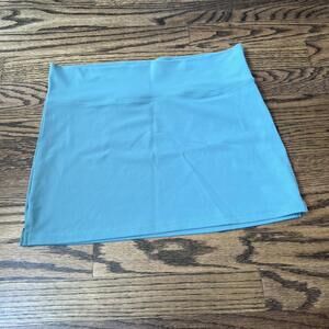 Soft and stretchy turquoise blue Free People Intimately mini micro skirt